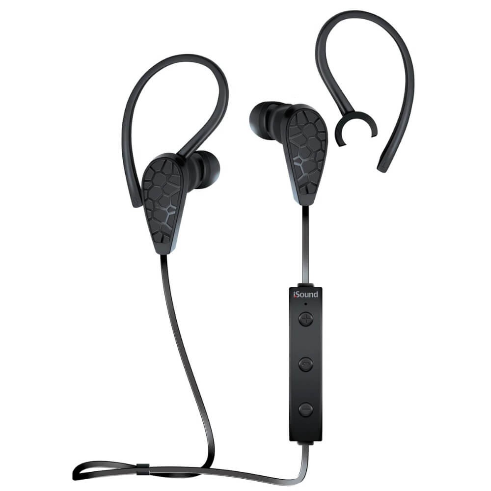 iSOUND DGHP-5606 BT-200 WIRELESS SPORT HEADSET, SWEAT PROOF, BLACK