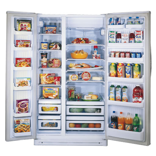 Concord Side By Side Refrigerator, Silver, 30SN3000S