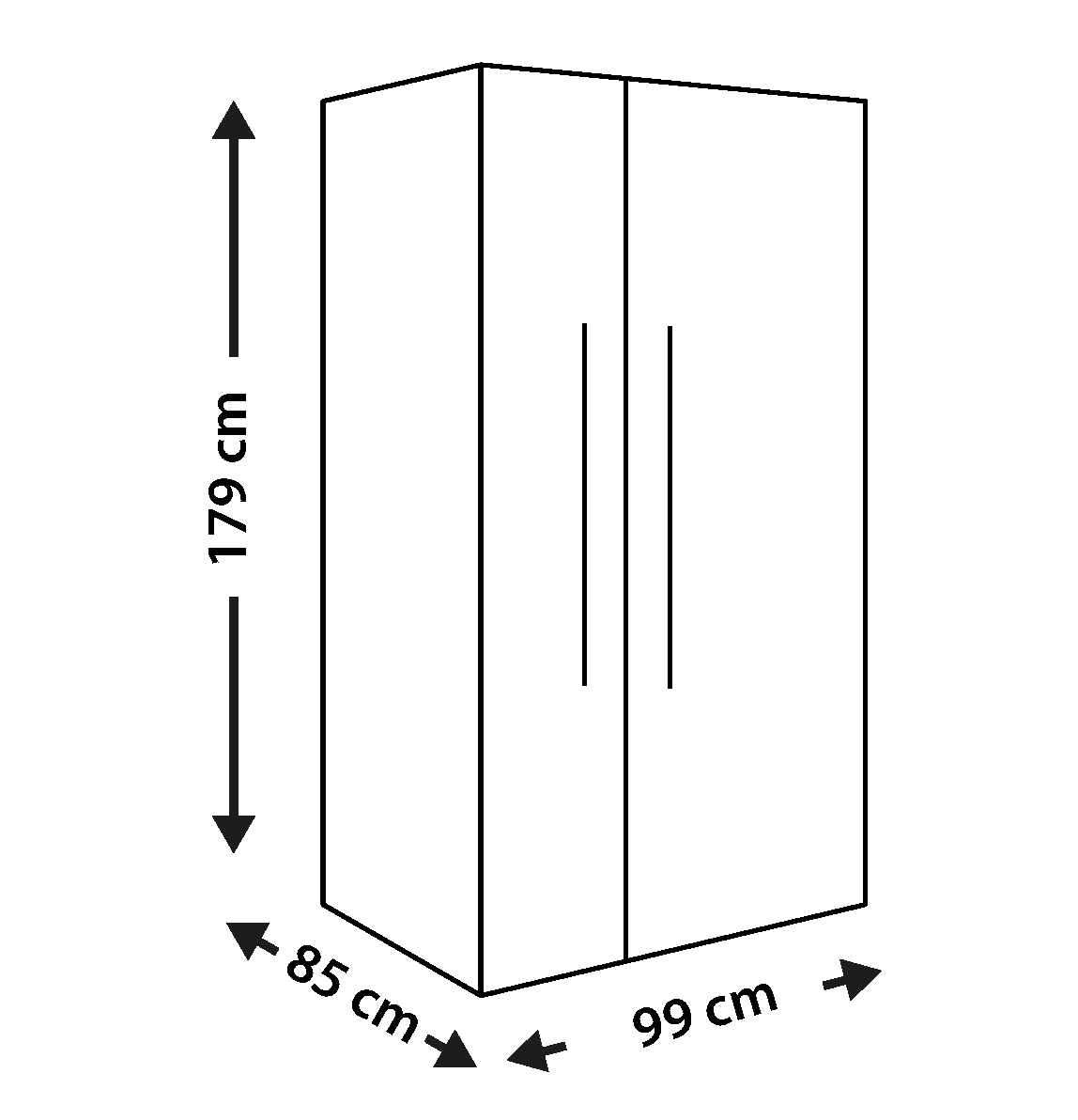 Concord Side By Side Refrigerator, Silver, 30SN3000S