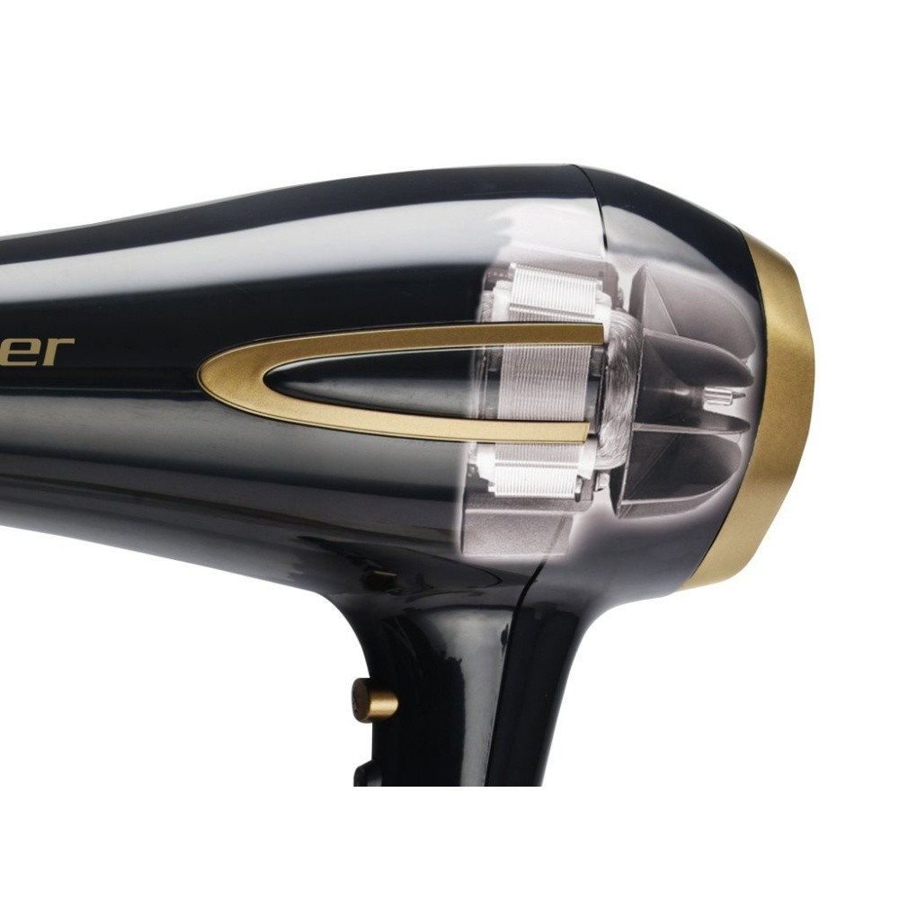 Hair Dryer Professional Ionic Hair Dryer Compact Quiet Hair Dryer Portable  Travel Hair Dryer Brushless Motor. Foldable Hair Dryer with Magnetic Nozzle  Wind Speed/Temperature Three-Speed Adjustment Champagne