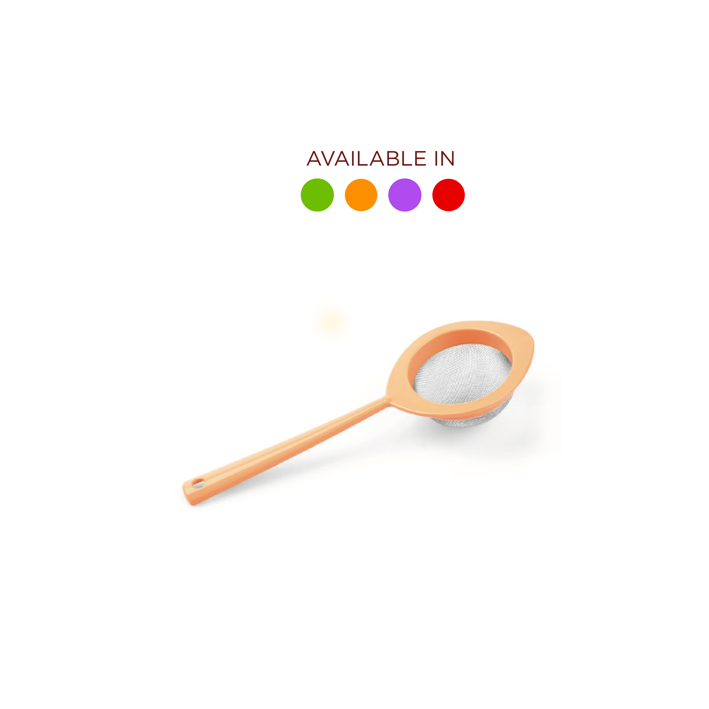 Urve Classical Tea Strainer (Available in Green / Orange / Violet / Red), UR-3057