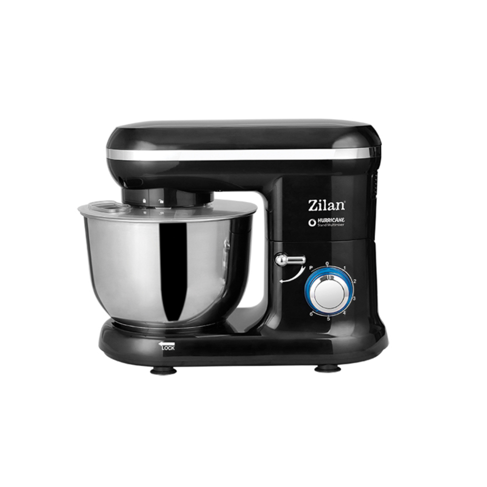 Zilan Stand Mixer 4.5L, 6Speeds 1400W, Black, ZLN3185