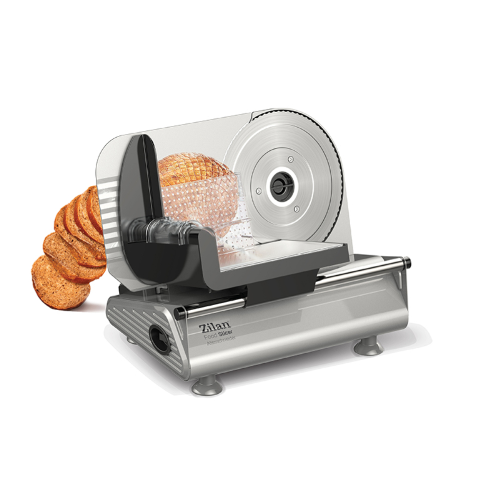 Zilan Electric Meat And Cheese Slicer 150W Inox, ZLN3376