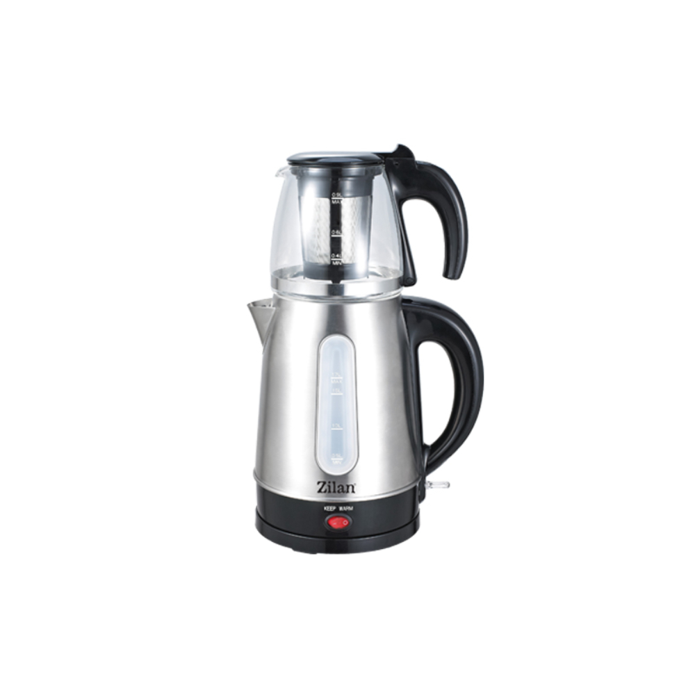 Zilan Tea Maker Capacity: 1.7L (Kettle), 0.9L (Tea Pot), 1850-2200W, ZLN3581