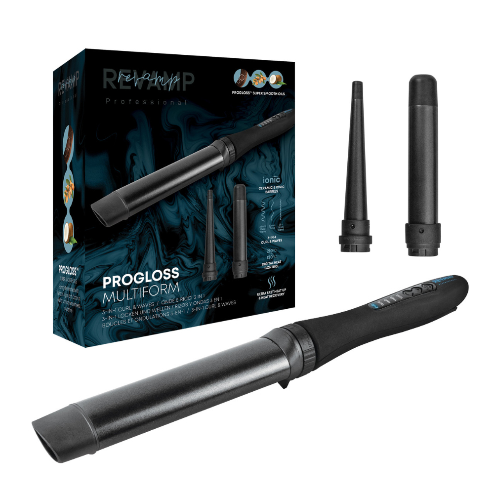 Revamp Progloss Multiform Curl & Waves 3-in-1 Hair Styler, WD-1500