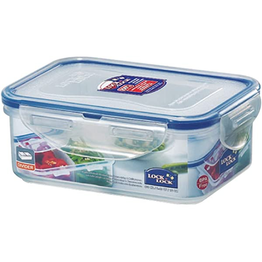 RECTANGULAR SHORT FOOD CONTAINER 460ML,HPL814