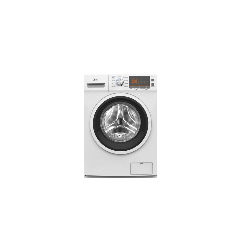 Midea Washer 10Kg, 1200Rpm, 16 Programs, A+++, Inverter, Dimensions (HxWxD): 850x595x565mm, White, MID-MFC100S