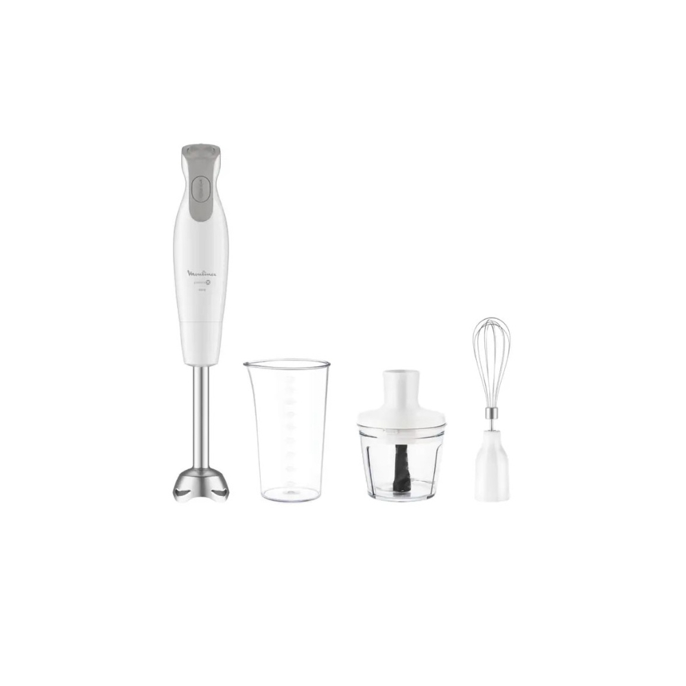 Moulinex Hand Blender Stick Mixer, Optichef 10 Speeds, Whisk, Chopper, MOU-DD553110