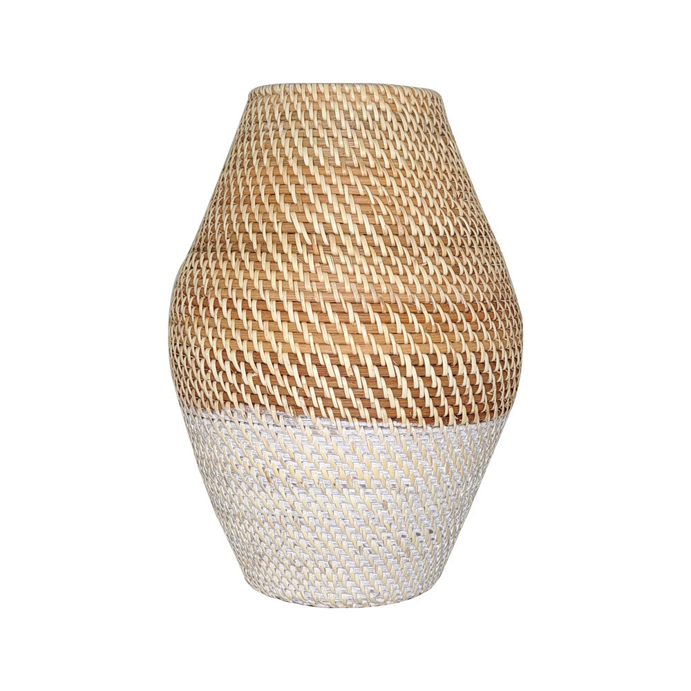 Cannon Vase Rattan, CAN-PQ40