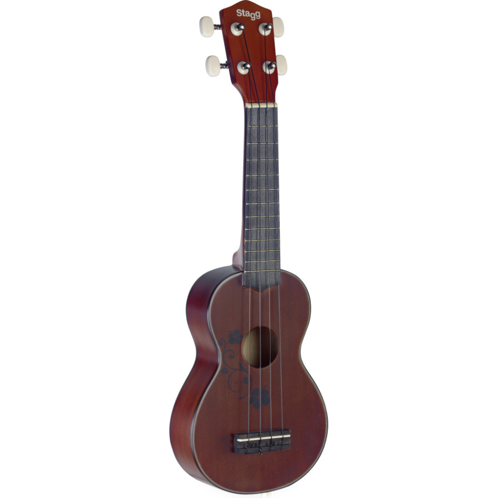 Stagg Flower Sopr Ukulele Maho-Maho +Bag, RAG-US20