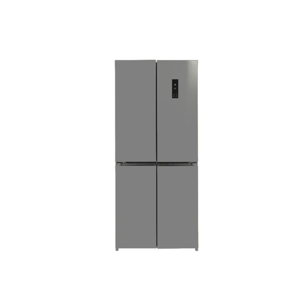 Hyundai Fridge 4 Doors, 24Cu Ft, Inverter Compressor, 6 Drawers, LED Light Dark Silver, FRQ685