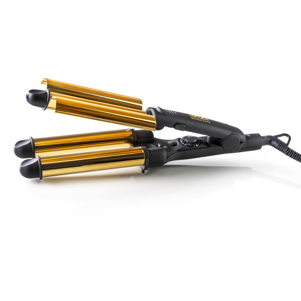 Haeger Triple Barrel Curling Iron Golden Curls, HR-45B.002A