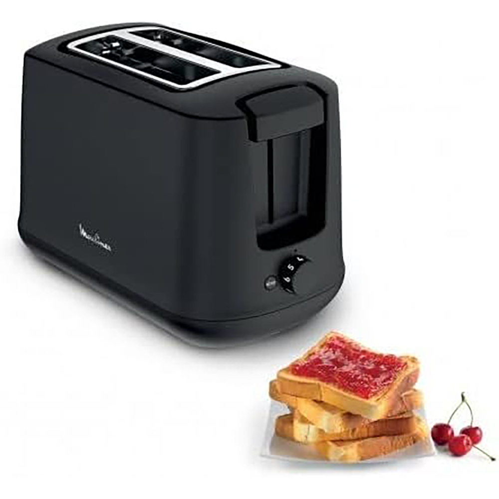 Moulinex Toaster Black 2 Slots 850W, LT164N10