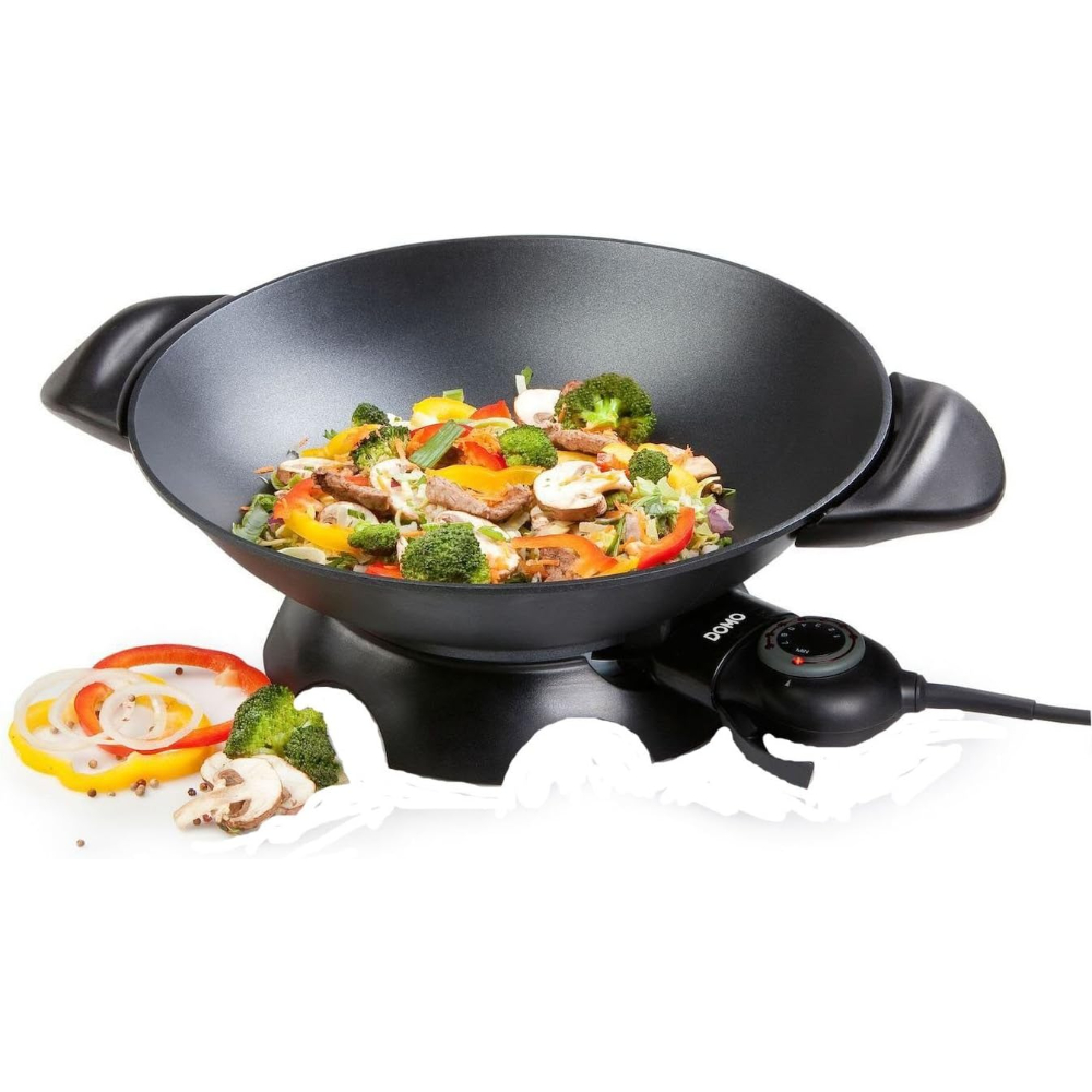 Domo Electric Wok 5L, Black, DOMO-DO8708W