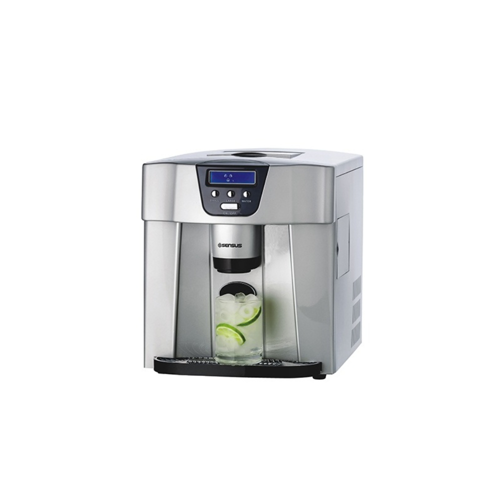 Sensus Ice Maker, Dispense Ice, Capacity:10-15Kg /24Hrs, Water Tank Capacity: 1.8L, Dimnesions (HxWxD): 370x310x350mm, SEN-WDI10A