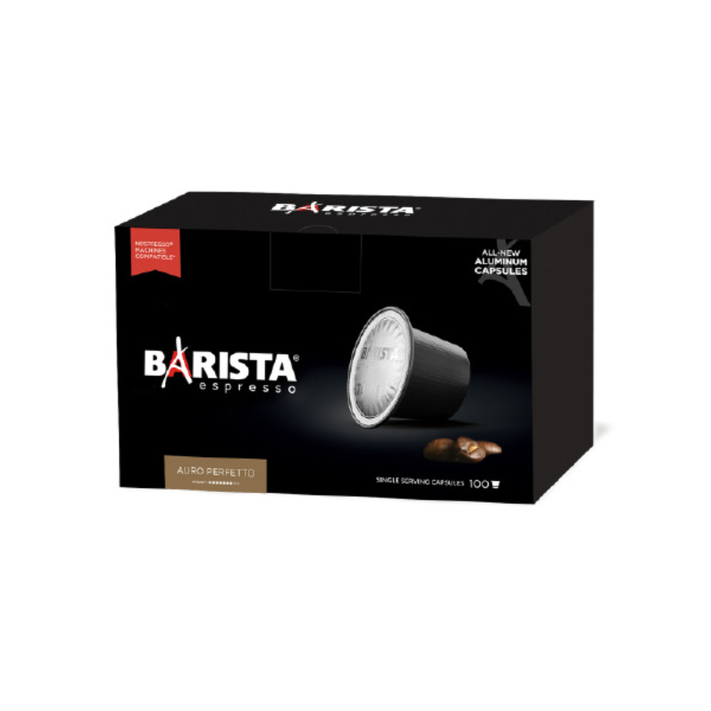 Barista Capsules Box Auro Perfetto 100 Capsules, BAR-AURO100