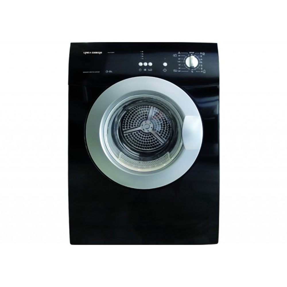 Linea Giorgio dryer 8kg exhaust black color + silver door - FSD-FL88/B