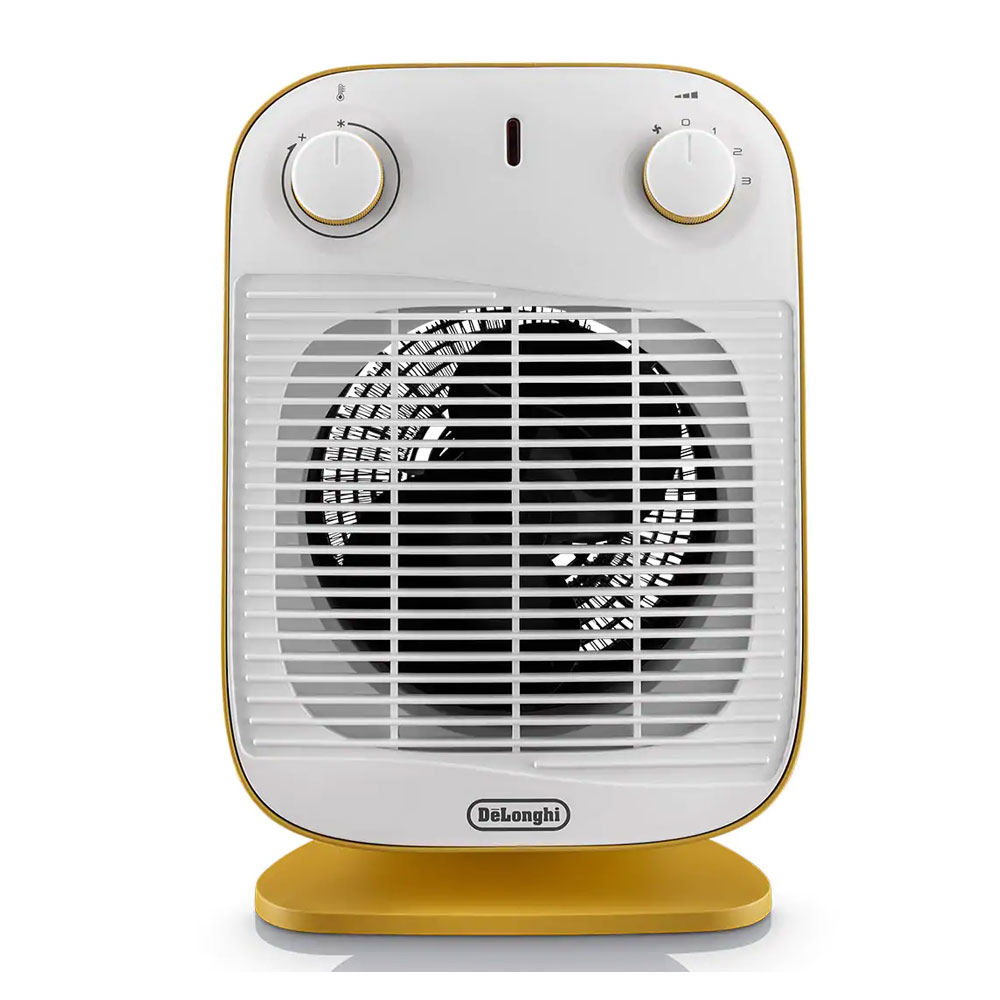 Delonghi Vertical Edge Fan Heater Yellow, DHF-HFS50B20.YE