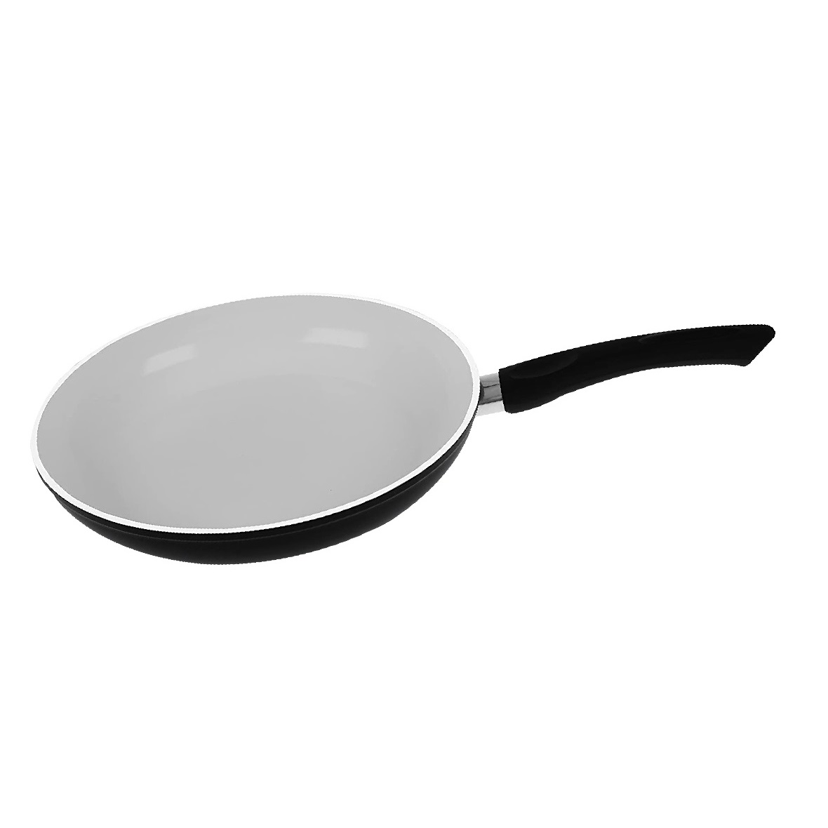 Lamart Ceramic Frying Pan Aluminium with Non Stick Ceramic Coating 22 x 4.6 cm Black K2246BW, 42000834