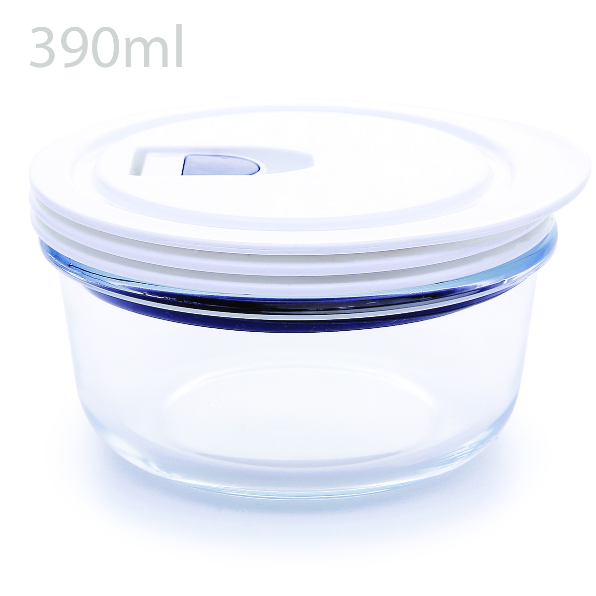 Futura 5 oz Round Clear Plastic Sauce Container - with Hinged Lid, 2-compartment, Microwavable - 4 inch x 3 1/4 inch x 1 inch - 500 Count Box.