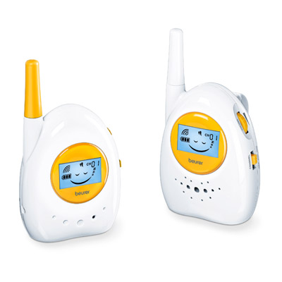 BEURER Baby Monitor, Extra-cRange Of Up To 800 Meter, 16 Pilot Tones, 2 Channels, BY84