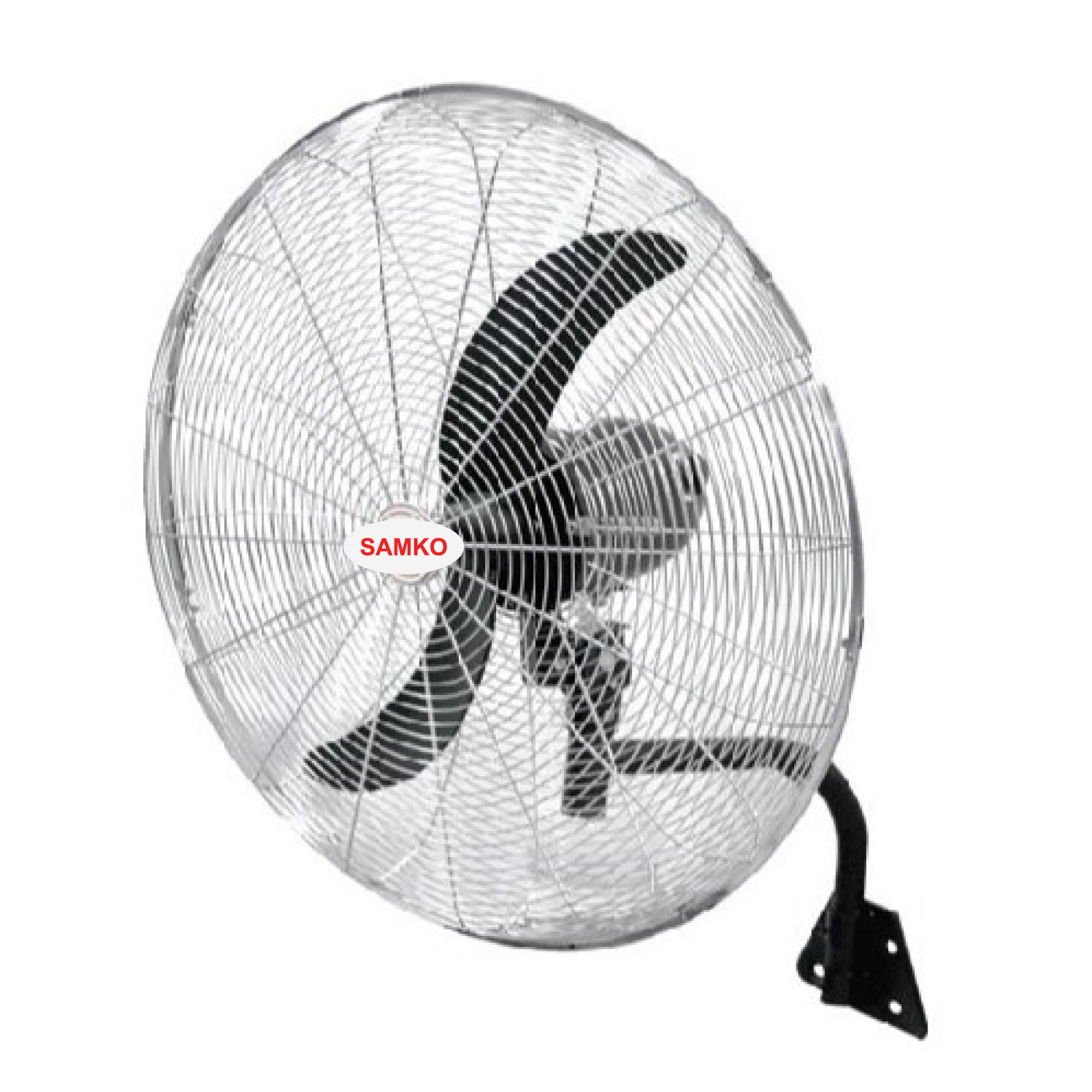 Samko Wall Fan 24 Inch 170 W Silver, 01DF600TW