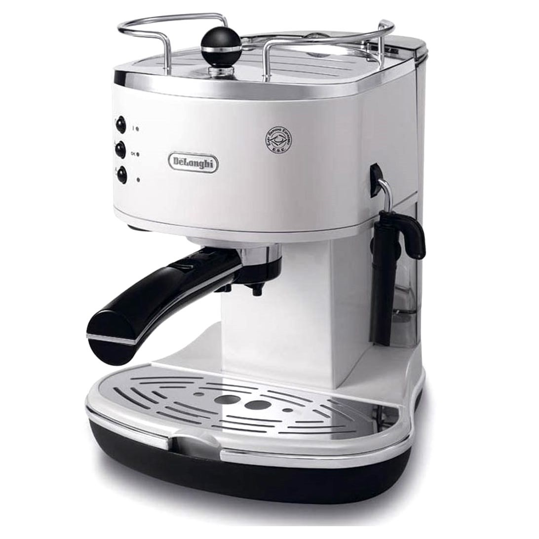 Delonghi Icona Pump Espresso Machine Color 1100W White, DKE-EC0310W