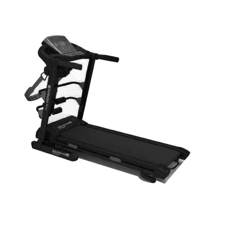 Bonanza Motorized Treadmill MP3 SD Card USB LCD Screen 2.5HP MAX 130KG Black, T-B887BLACK