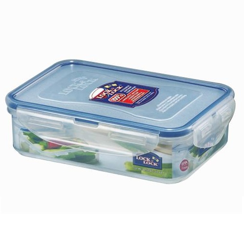 Lock and Lock Rectangular Plastic Food Container 0.55 L / 0.58 QT / 19 Oz, HC815