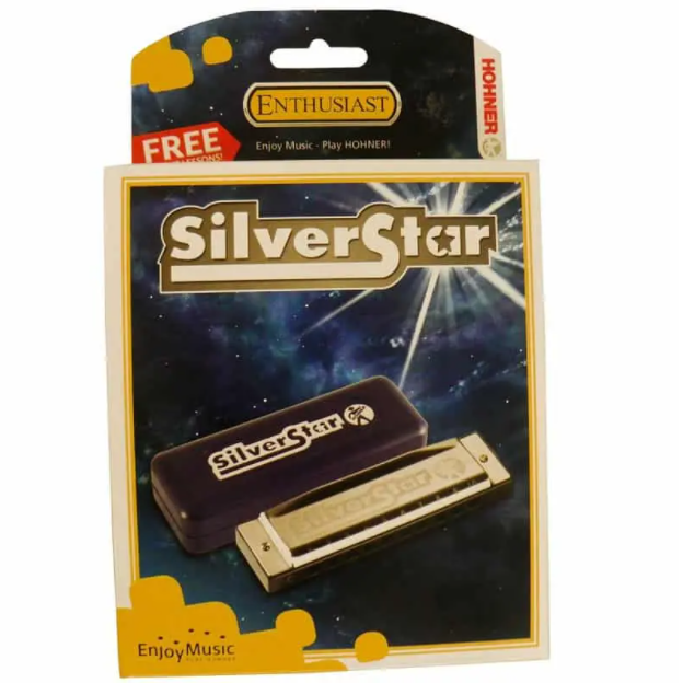 Hohner Silver Star Harmonica C, 504/20