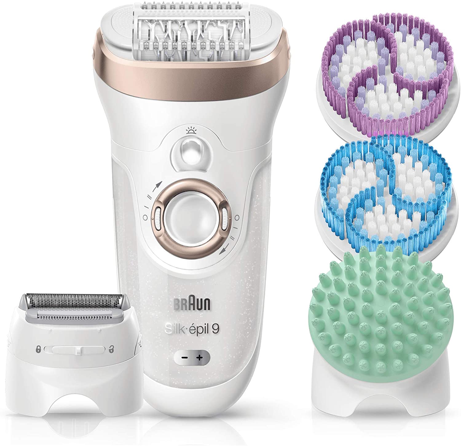 Braun Silk Wet and Dry 4-in-1 Epilator, Cordless, BRA-SE9961