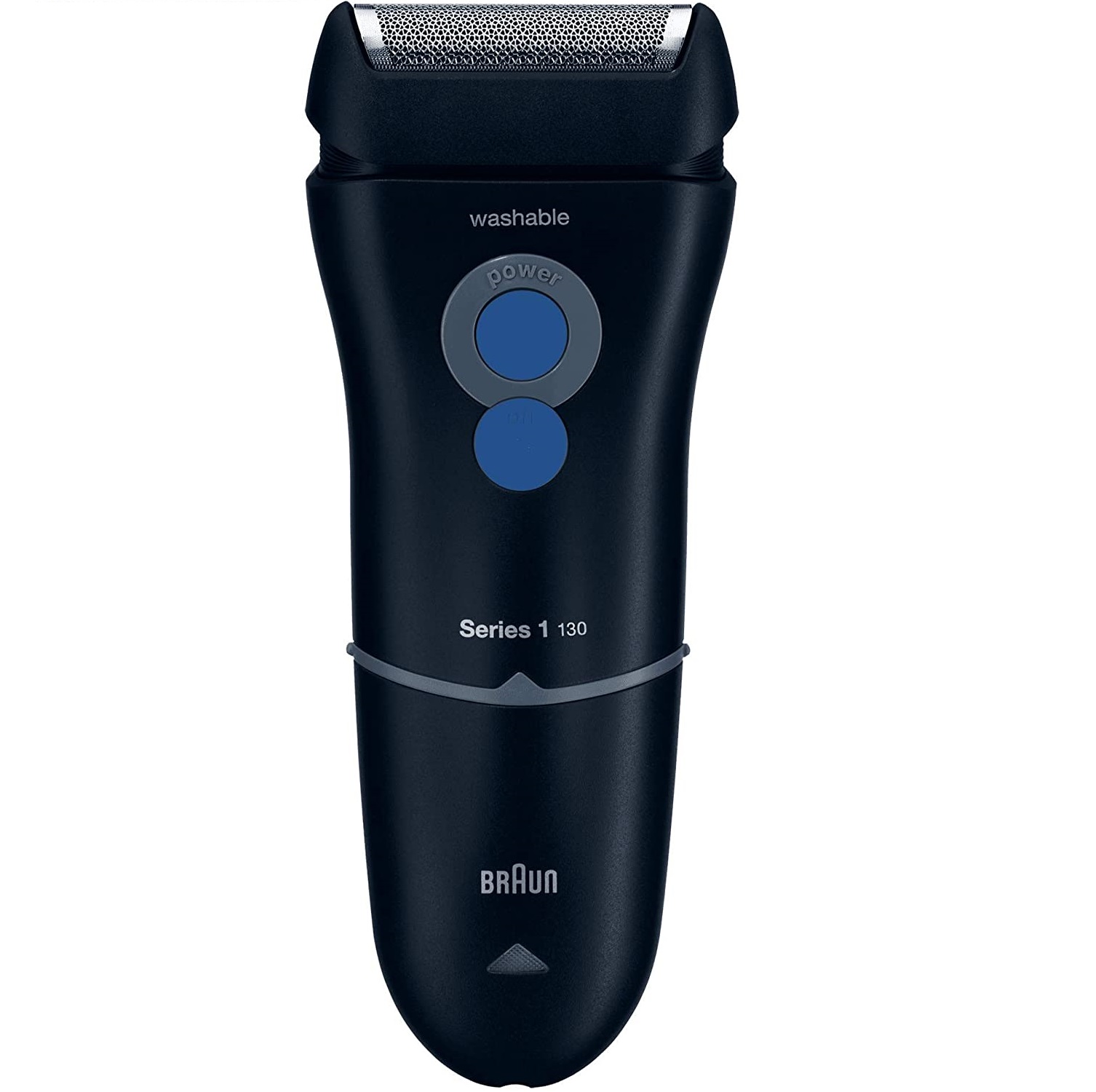 Braun Series 1 130s Men's Electric Foil Shaver Corded Electric Razor, Smart Control, Black, BRA-130S