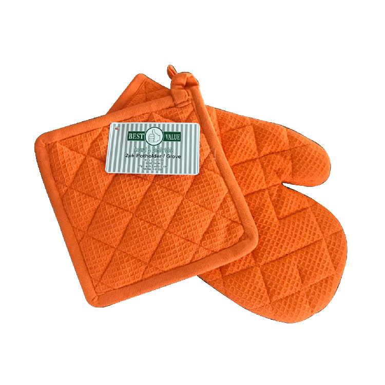 Oven Mitt & Pot Holder | Orange, 1435O