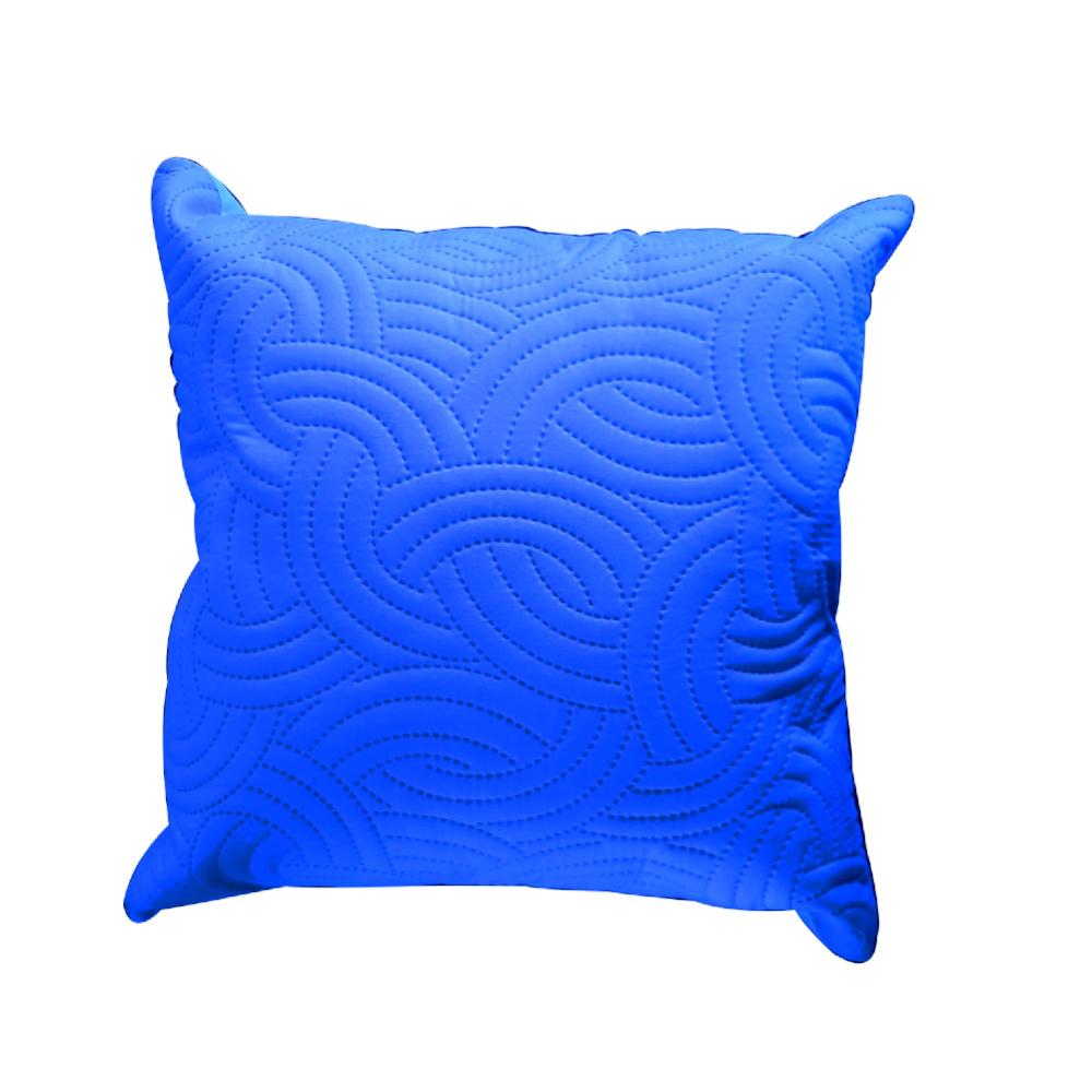 Zenith Light/Dark Blue Decorative Caushion Heat Quilted, ZEN-53400LDBL