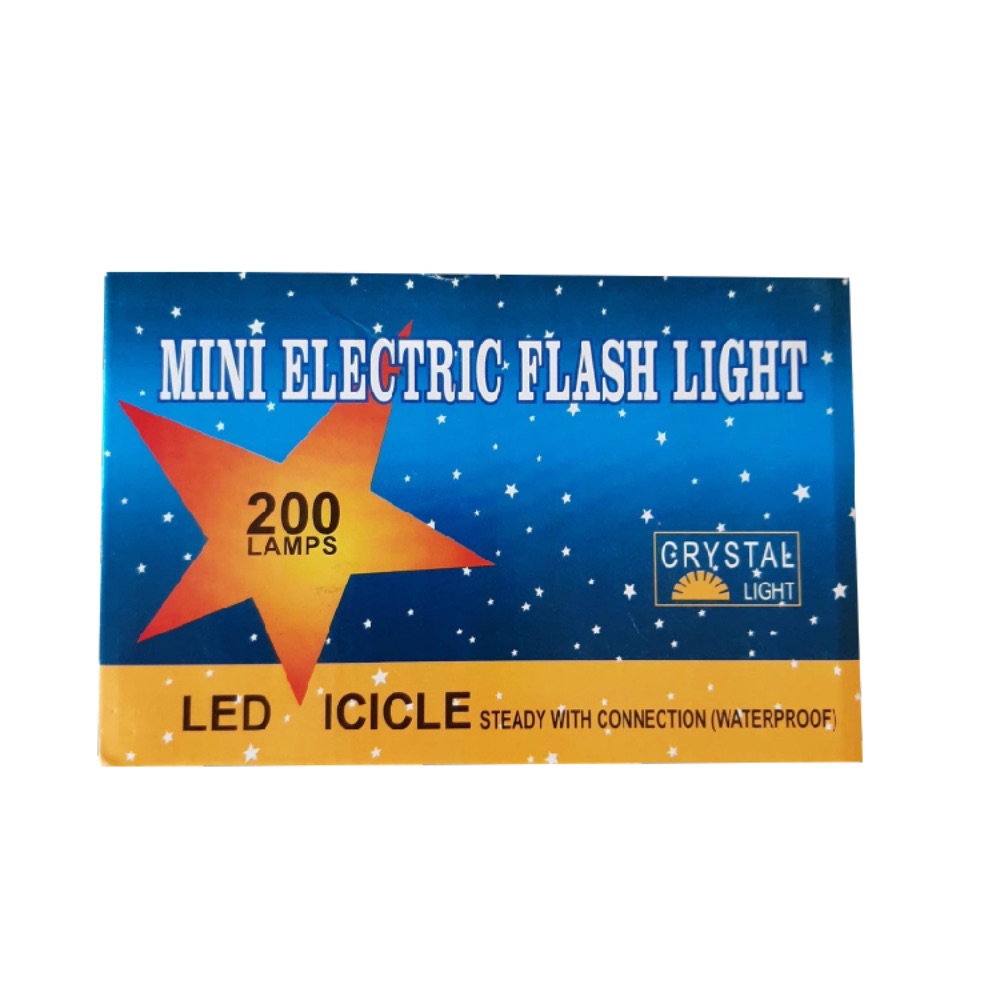 KC Led Icicle 200L Warm Trsp  Wire St W/C, NL-1997-110