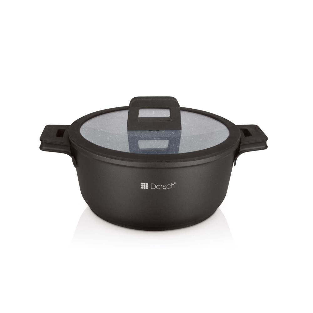 Dorsch Casserol 20Cm, 2.1L, Removable Silicon Handles, DH-05585/SR