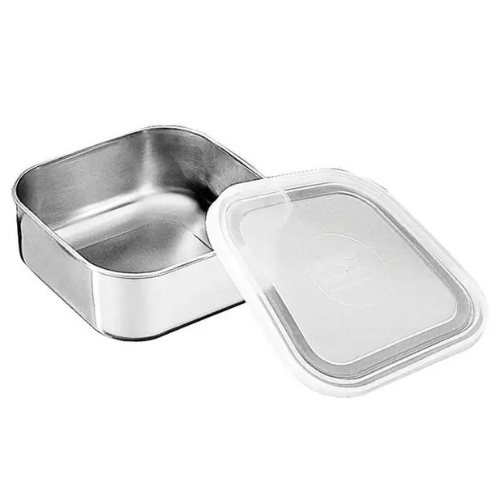 Tramontina Farroupilha Freezinox Sq Container 16.3Cm W/Plastic Lid, 61229/160