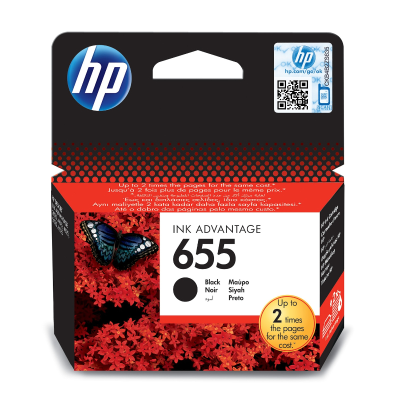 HP Ink Black, INK655