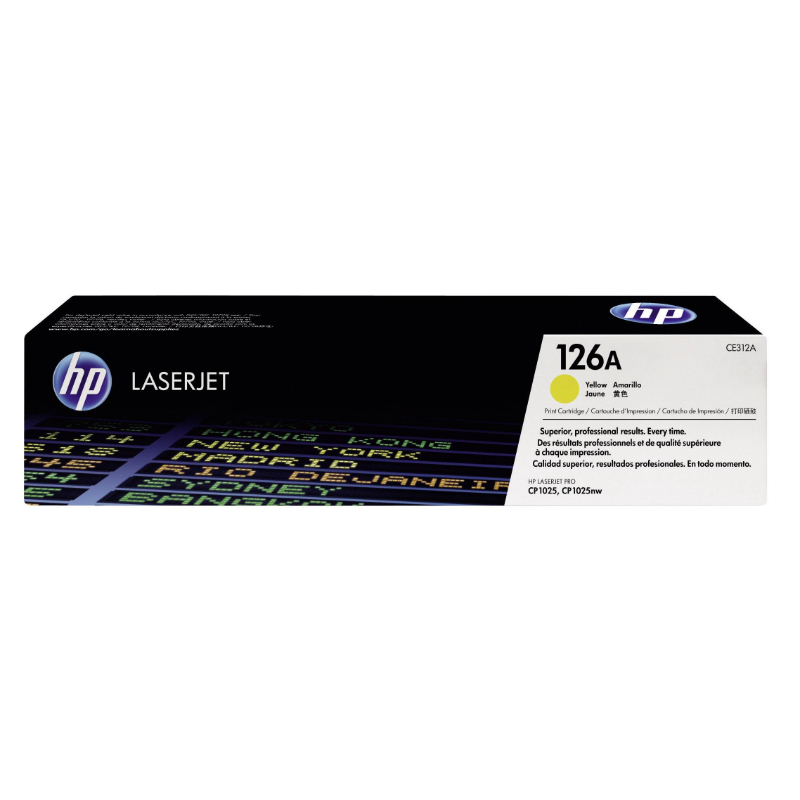 HP Laserjet Toner Yellow, 126A-CE312A