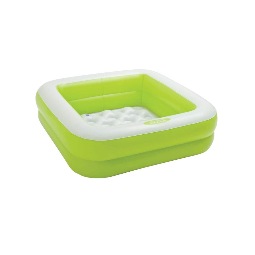 Intex Play Box Pool 85x85x23Cm ISR (Green), 57100GR