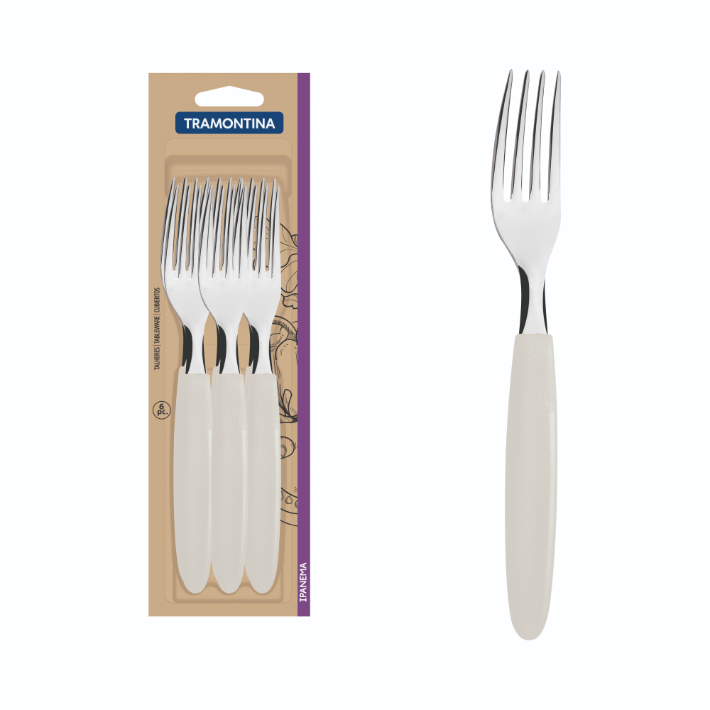 Tramontina Ipanema Grey 6Pcs Table Fork, BO-23362666