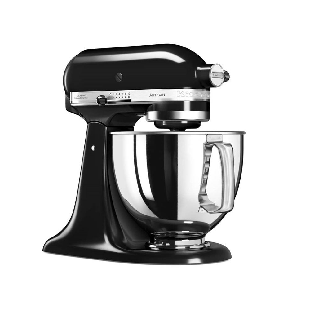 Kitchen Aid Artisan Mixer 4.8L, 10 Speeds, Onyx Black, 5KSM125EOB