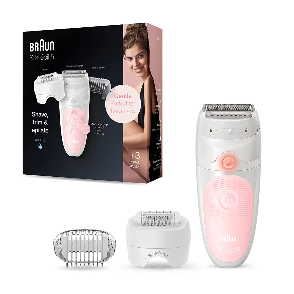 Braun Silk-Epil 5 Wet & Dry Epilator + (3 Extras), SES5-620