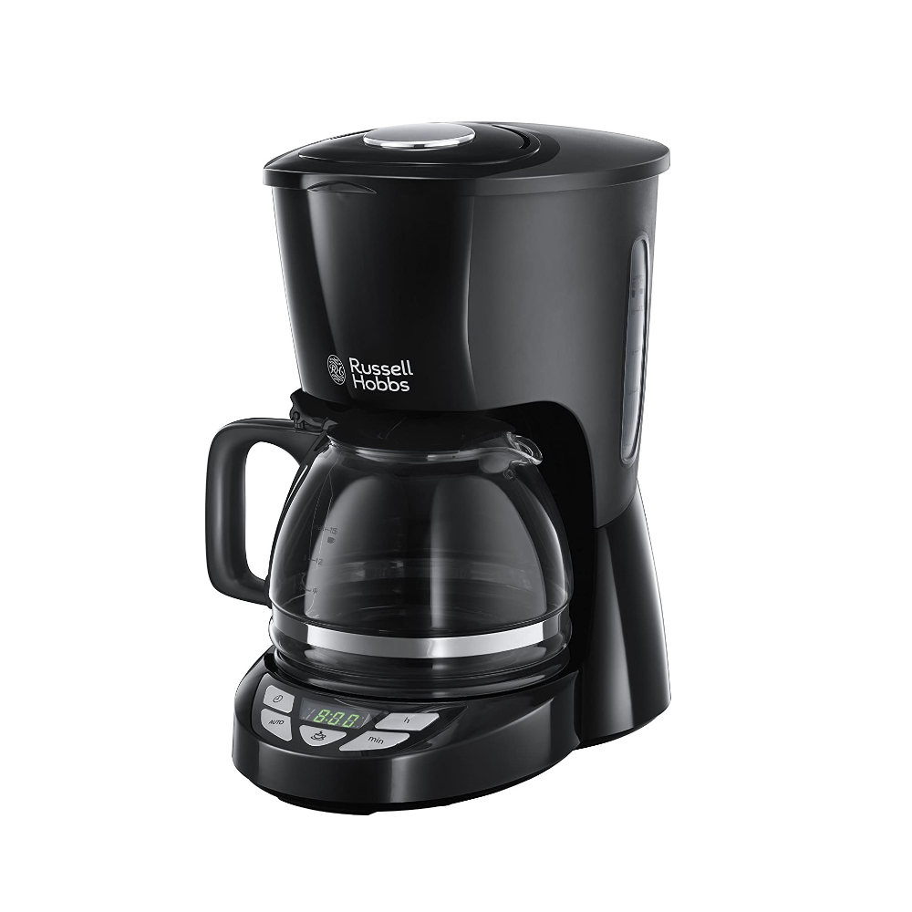 Russell Hobbs Black Coffee Maker, (Freestanding, Drip Coffee Maker, Ground Coffee, Coffee Jug), 22620-56