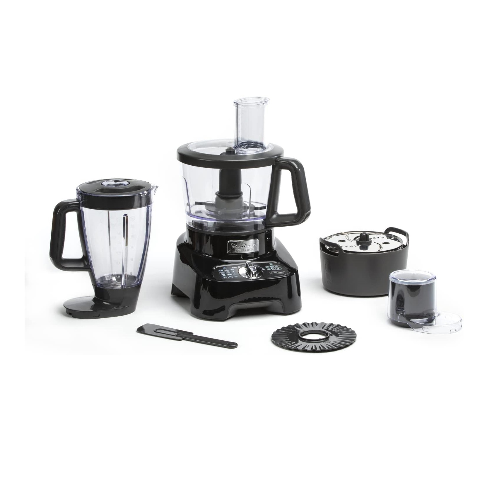 Moulinex Food Processor 1000W Double Force 28 Function Black, FP821811