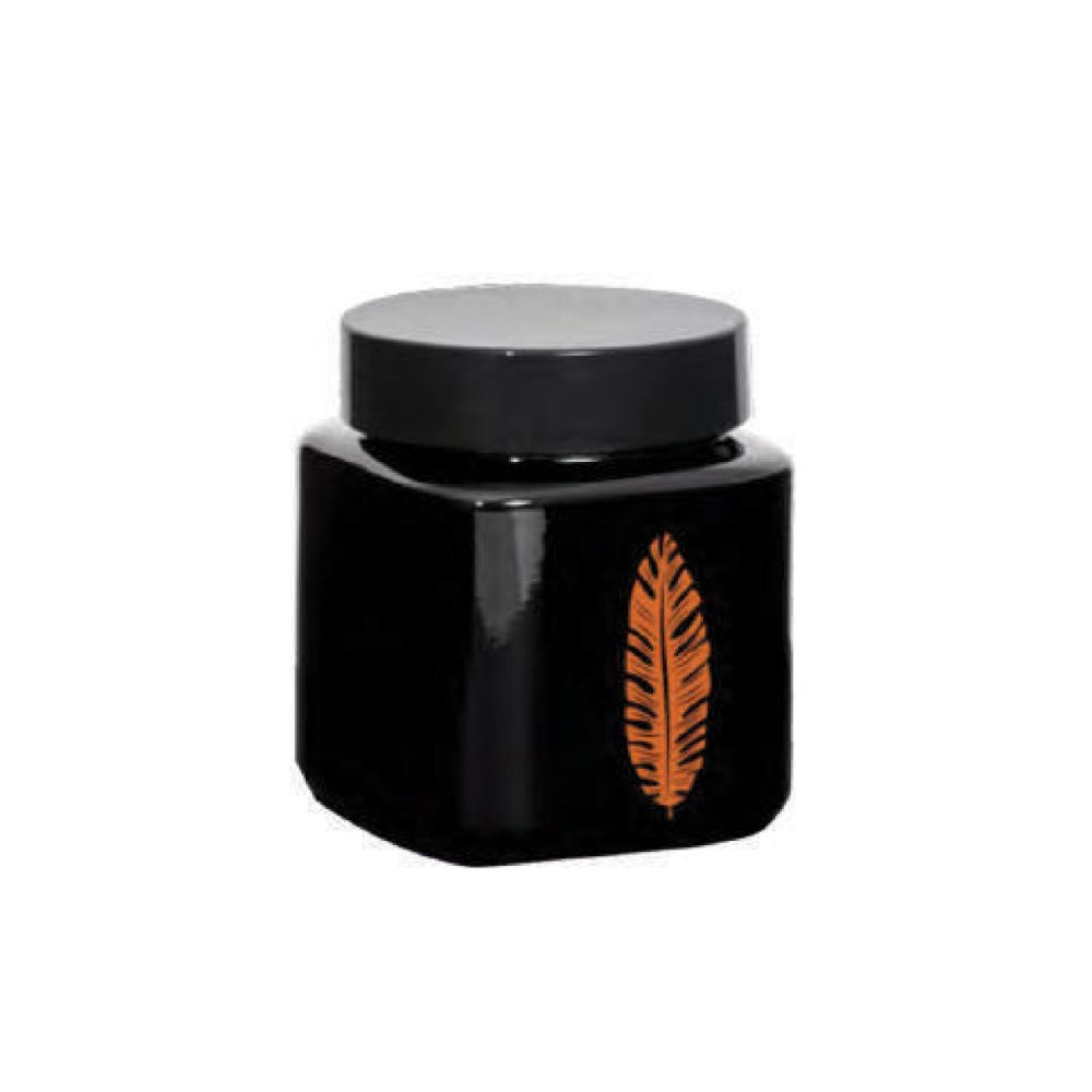 Herevin Square Canister Orange Leaf 1LT, 147010-139O